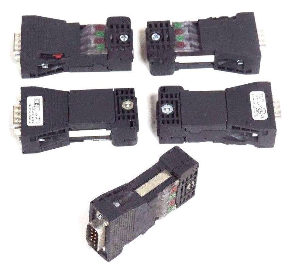 Used 5 SIEMENS 6GK1-500-0FC00 CABLE CONNECTORS 6GK15000FC00