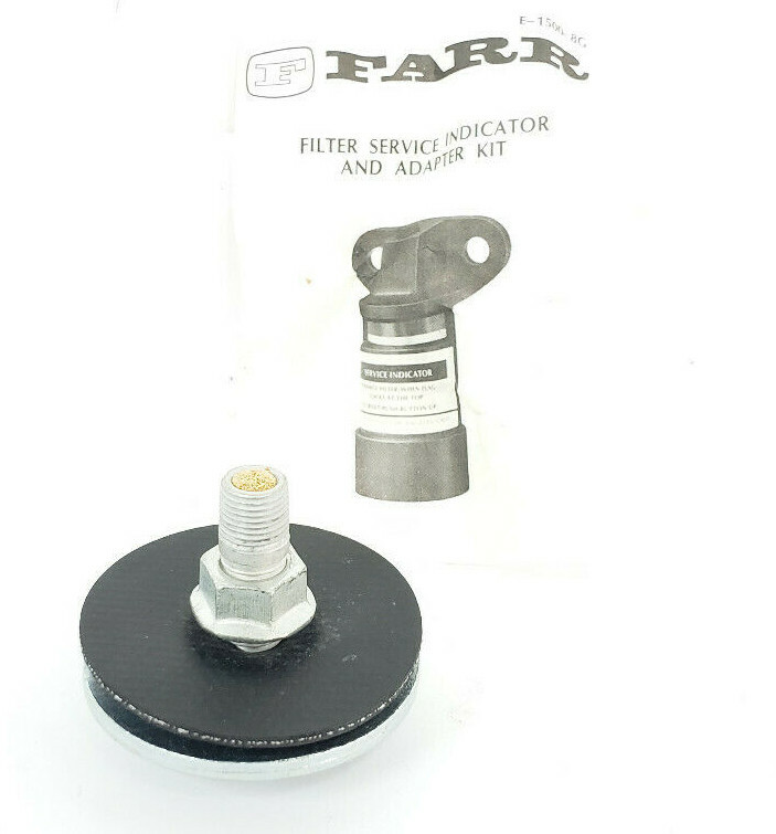 Used NEW FARR FILTER SERVICE INDICATOR ADAPTER SET 002-045-9220-0 E-1500-8G 14439-000