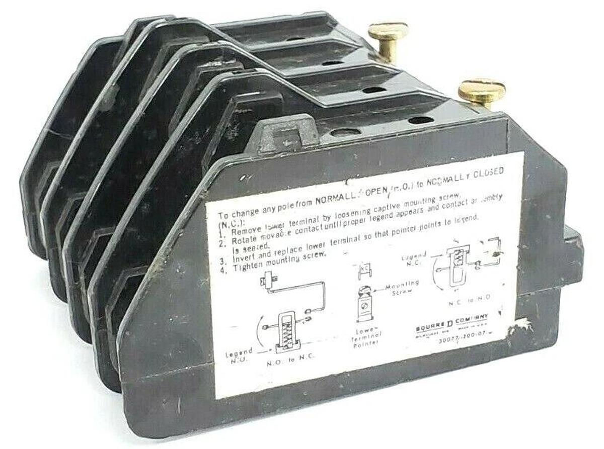 Used SQUARE D 8903-LXO-40 LIGHTING CONTACTOR ASSEMBLY SER. B, 8903LXO40