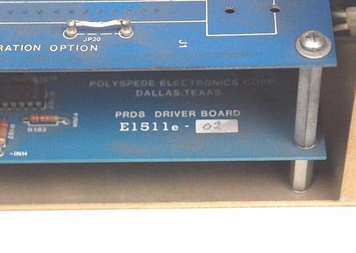 Used POLYSPEDE MODEL PRD8-200 ADJUSTABLE SPEED DRIVE 2HP, 1 PHASE, PRD8200