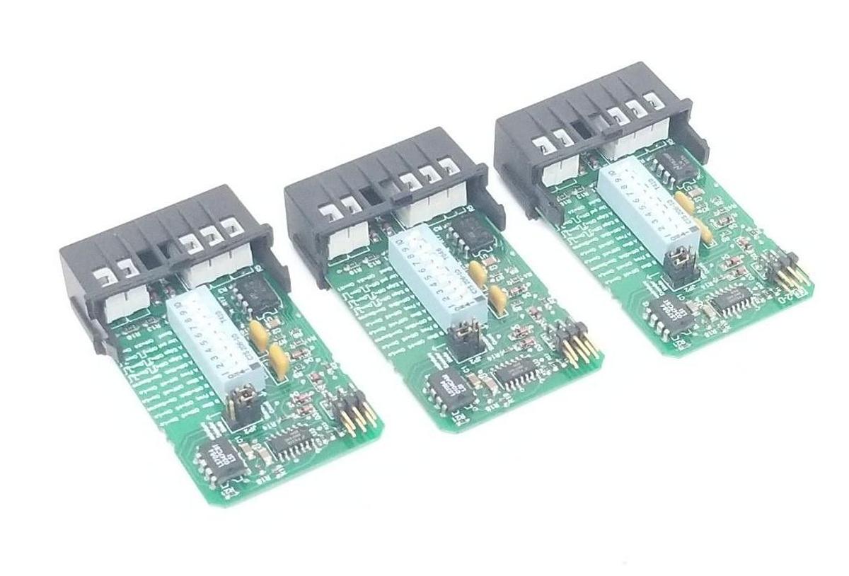 Used LOT OF 3 SIMPSON / GOODMAN 06-116396 INPUT BOARDS REV. 3, 06116396