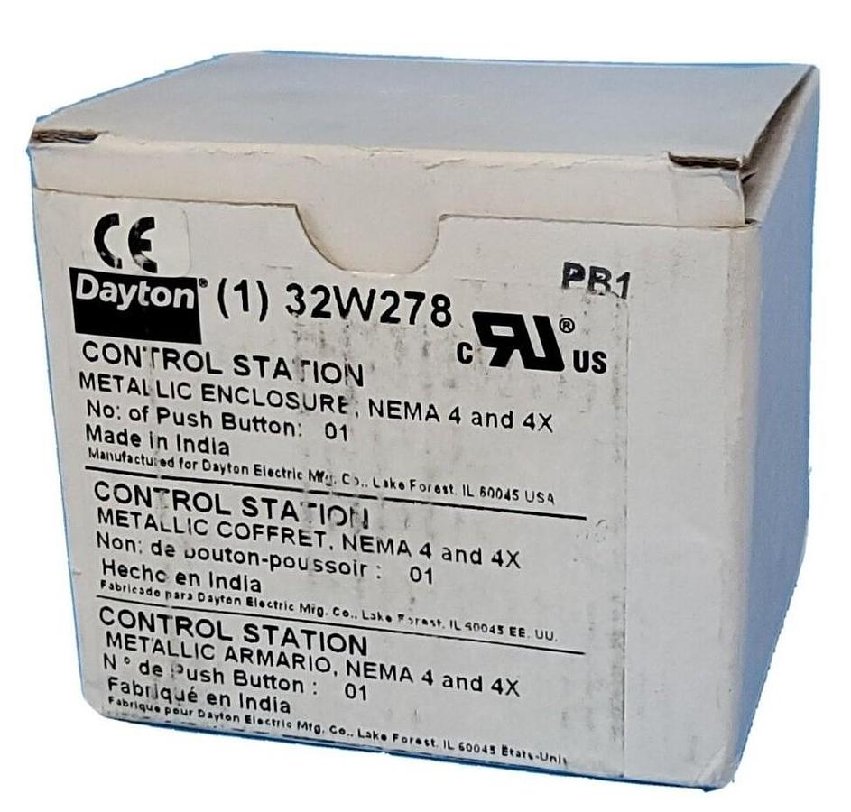 Used NIB DAYTON 32W278 CONTROL STATION