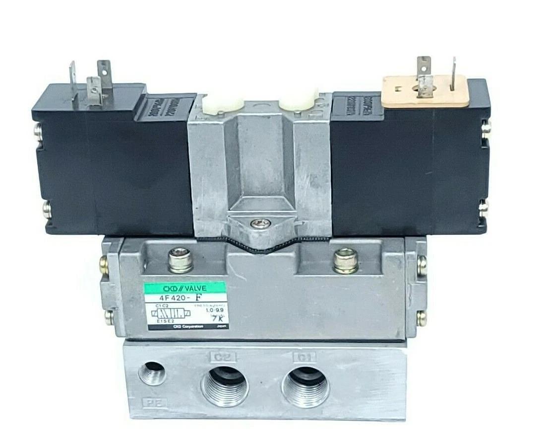 Used CKD 4F420-F VALVE 4F420 1.0-9.9 200/220V 50/60HZ