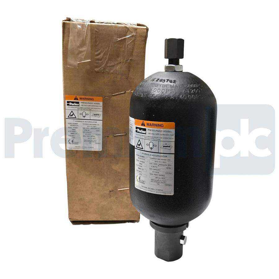 Parker BA01B3T01P2 Hydraulic Bladder Accumulator 1 Gal. 330 Bar BA01B3T01A1 NSMP