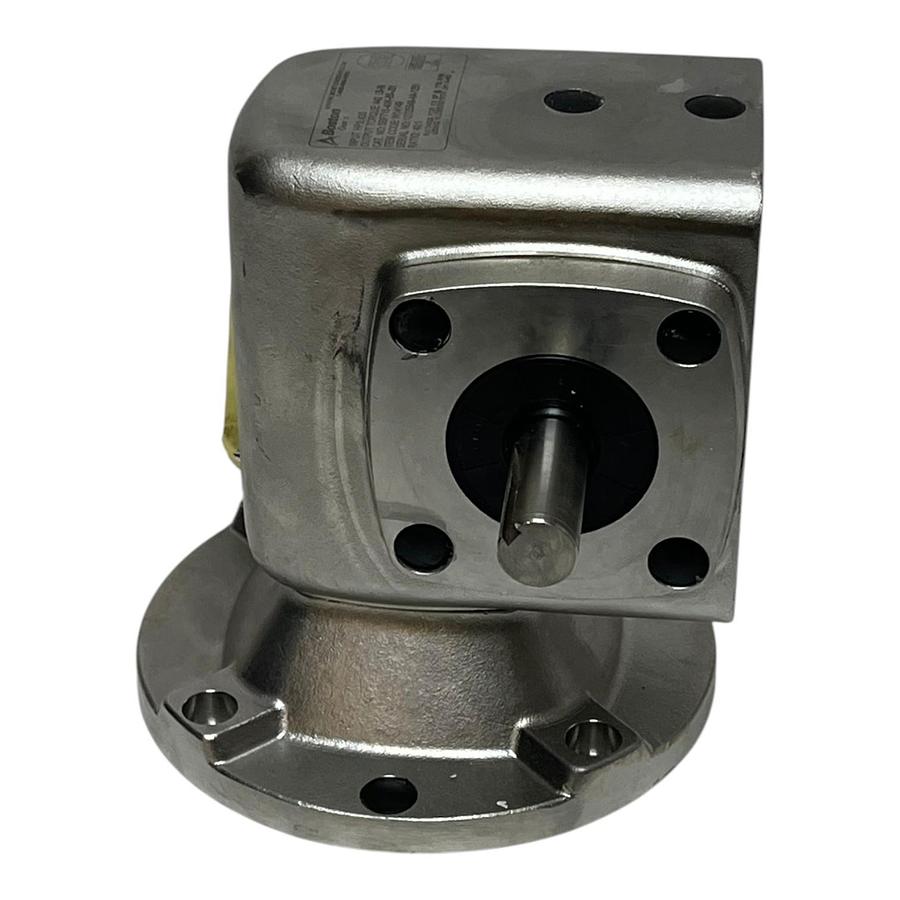Used Boston Gear SSF715-40K-B5-JS1 Stainless Steel Speed Reducer 40:1 56C w/ Hardware
