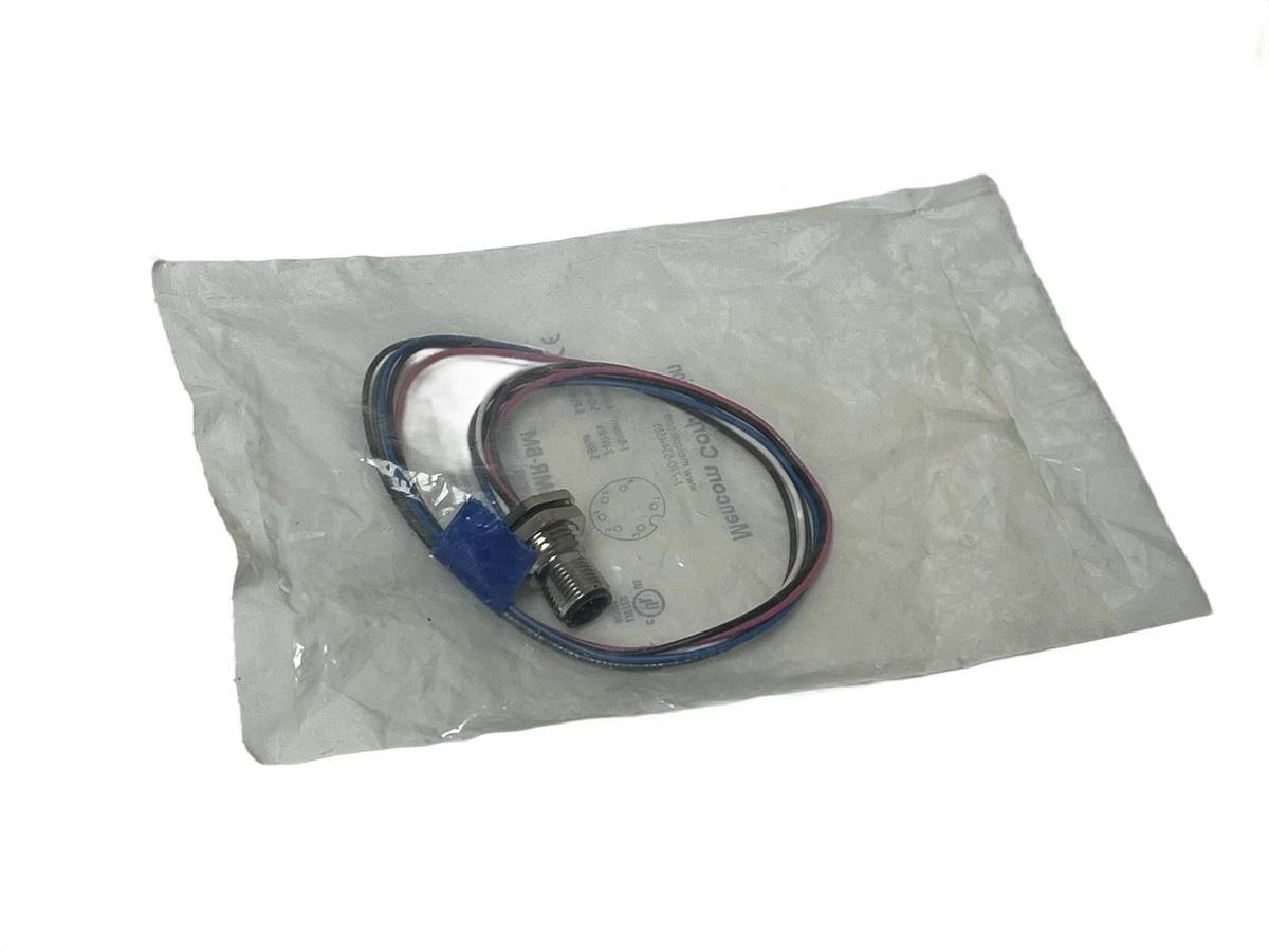 Used Mencom MDC-6MR-BM Mini-Plus Receptacle 6-Pin Male 1/2" NPT 12" Leads - NSFS