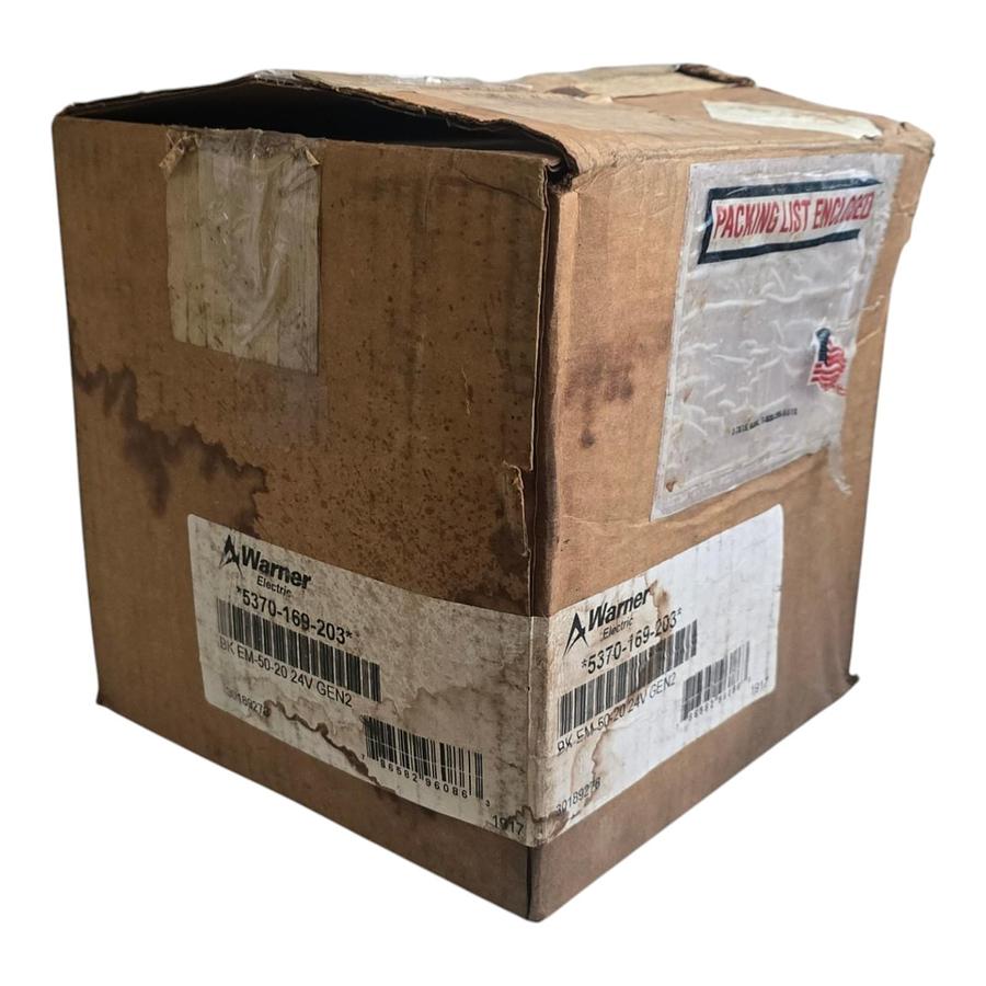 Used Warner Electric 5370-169-203 | EM-50-20 Gen2 Electro Module Brake 24V 48Y/56C