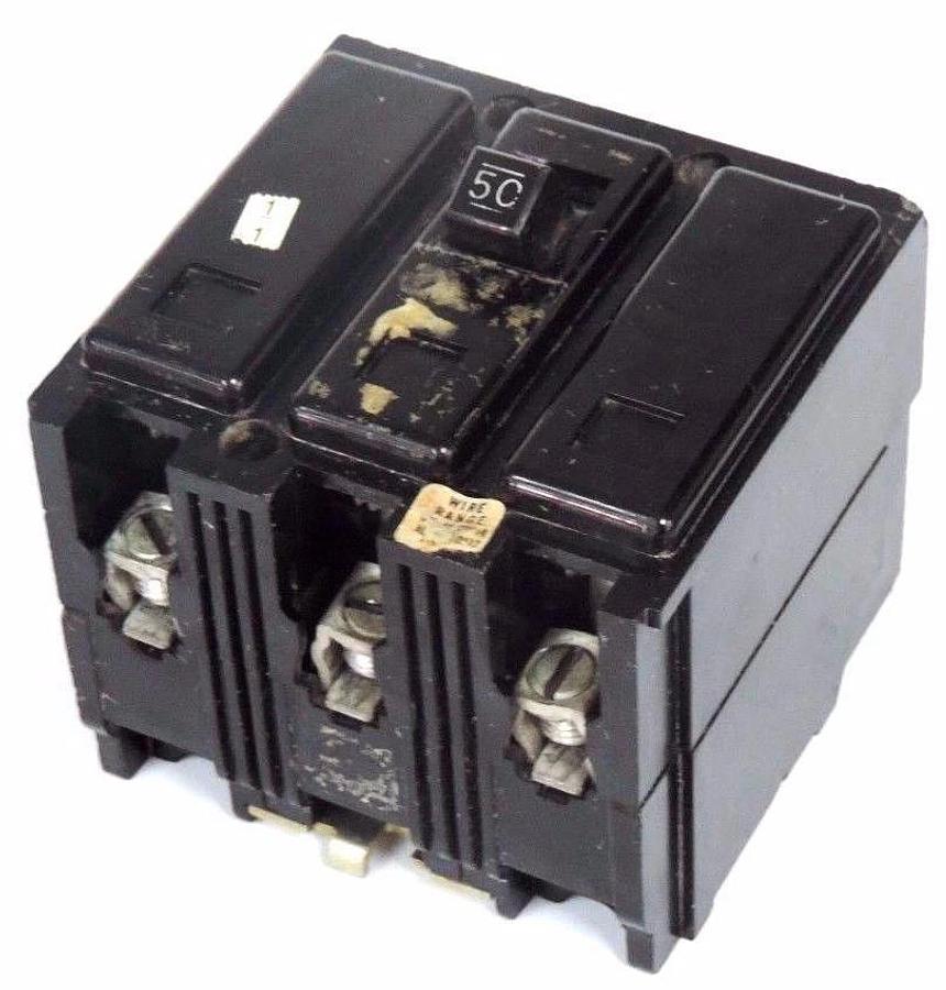 Used WESTINGHOUSE HQNP3050 CIRCUIT BREAKER 50A 240V 3P