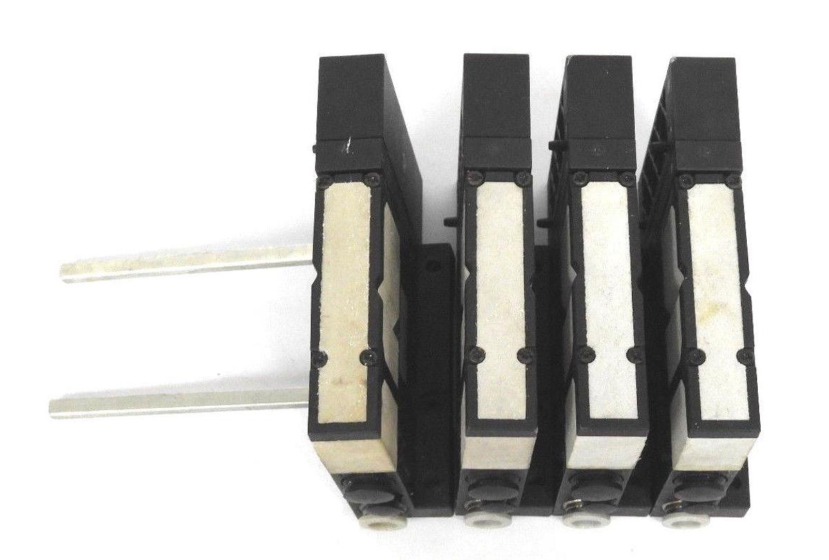 Used LOT OF 4 FESTO CPA10-EPR END BLOCK LEFT HAND W/ CPA10-EV-EP BASE END COVER