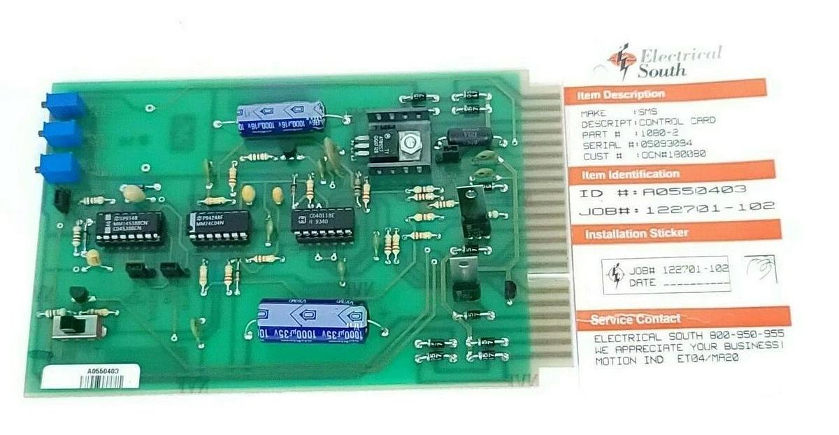 Refurbished REPAIRED SAMTEC SMS10802 PC BOARD MAIN LOGIC