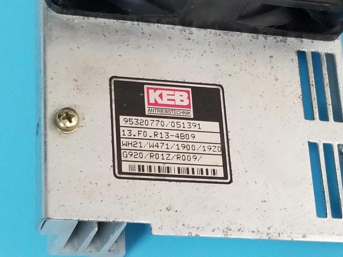 Used KEB COMBIVERT 95320770/051391 HEAT SINK W/ FAN FOR 13.F0.R13-4B09 DRIVE