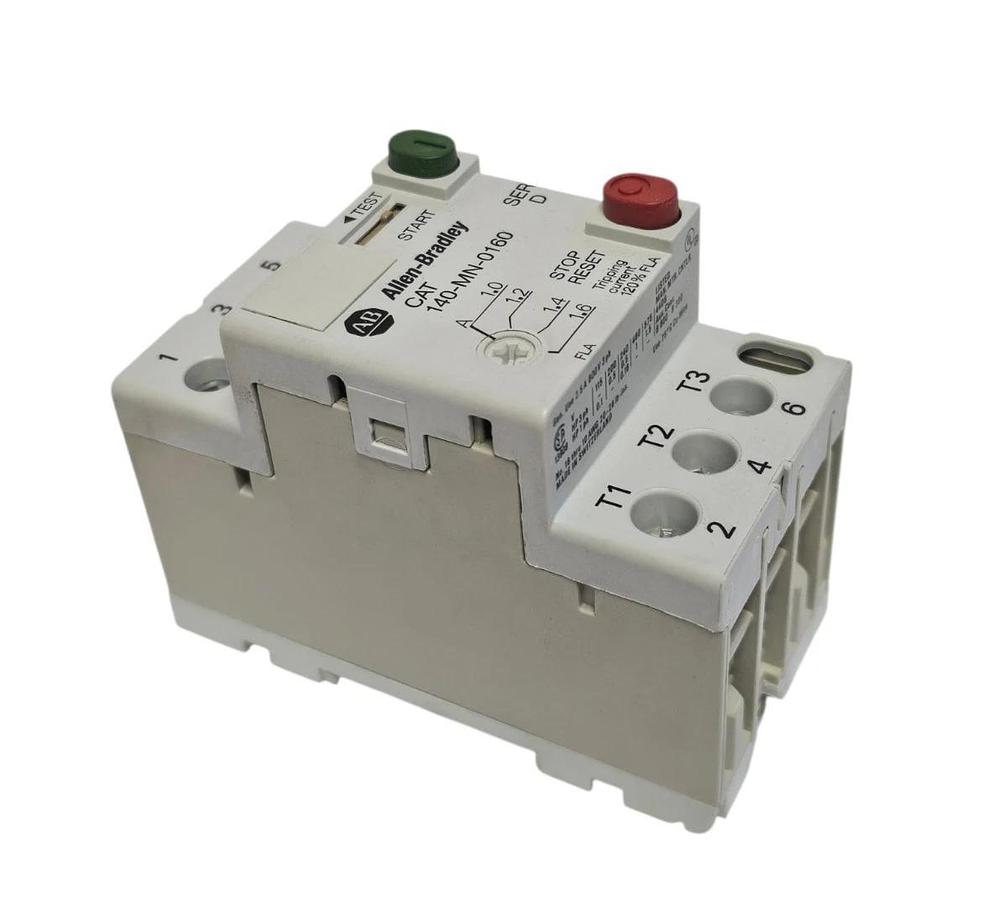 NIB ALLEN BRADLEY 140-MN-0160 STARTER MOTOR PROTECTOR 1-1.6 AMP SER. D