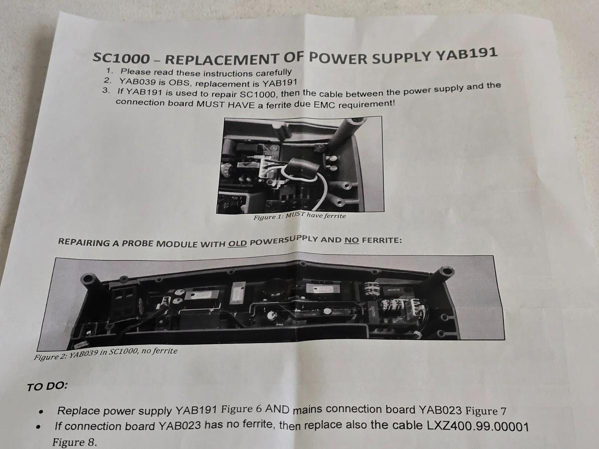 Used Hach SC1000 Probe Module Power Supply 100-240VAC YAB039 | YAB191 (PZA-065A) NSMP