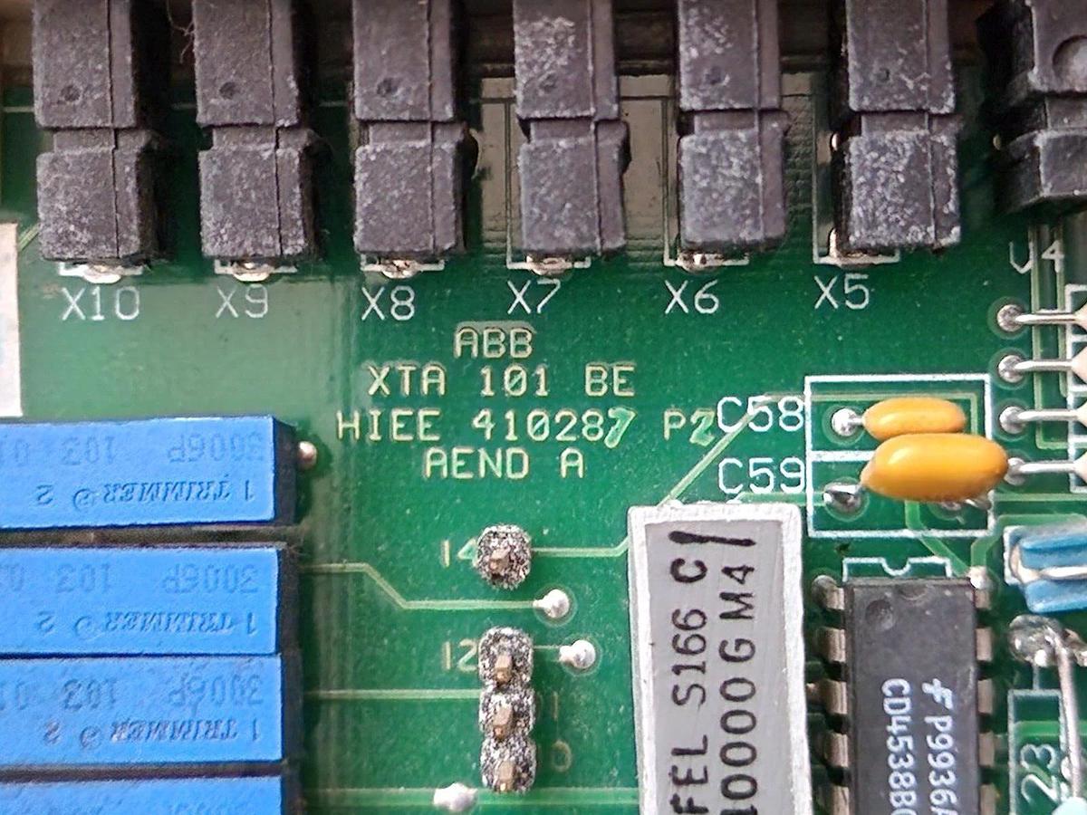 Used ABB XDA101BE61 PCB CONTROL BOARD XDA-101-BE-61 XTA101BE HIEE410287P2