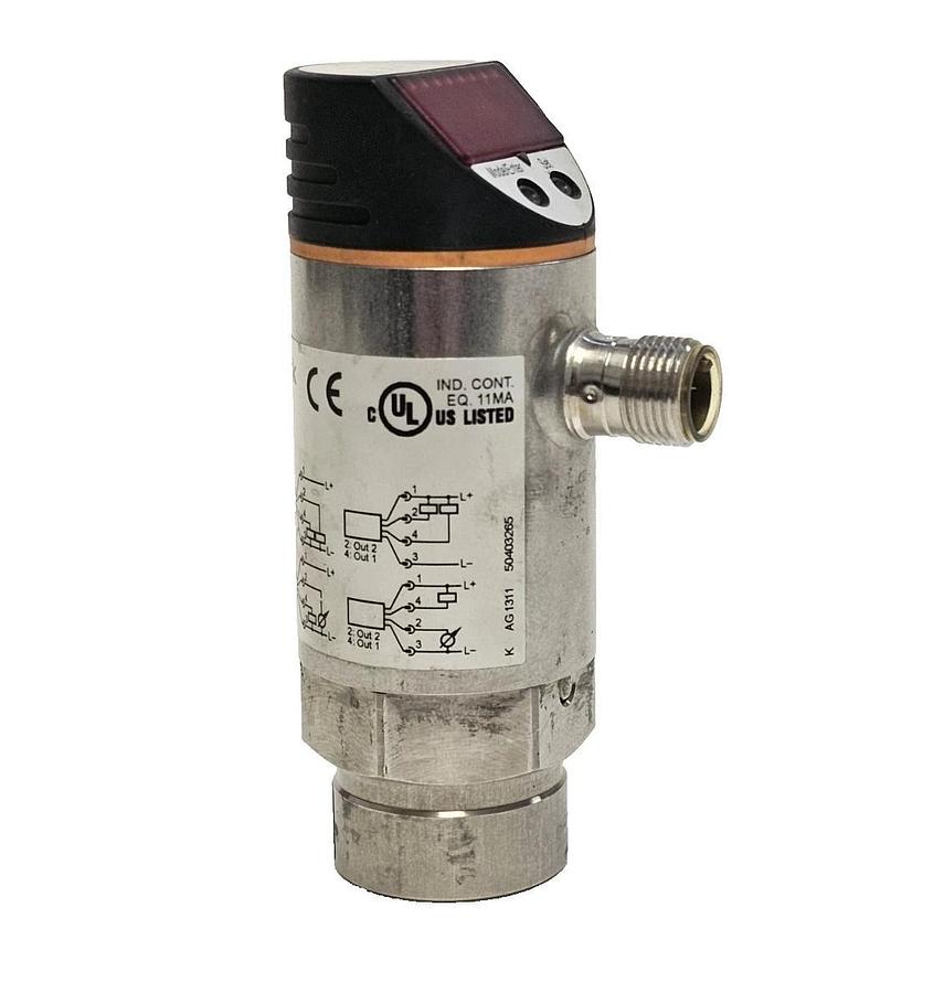 Used IFM PN2209 PRESSURE SENSOR -14.5 TO 14.5 PSI IO-LINK 4-20 MA