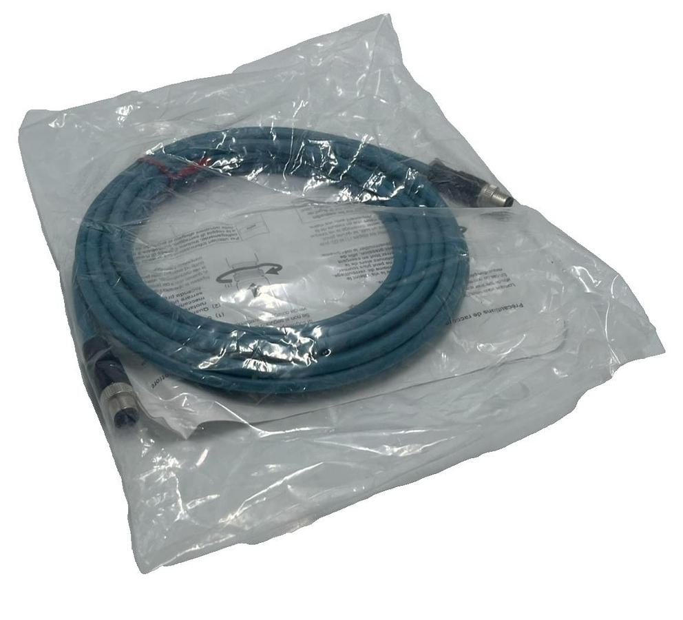 Used KEYENCE OP-87451 Monitor/Display Cable 2M M12 8-Pin to Pigtail - Keyence IV3/IX