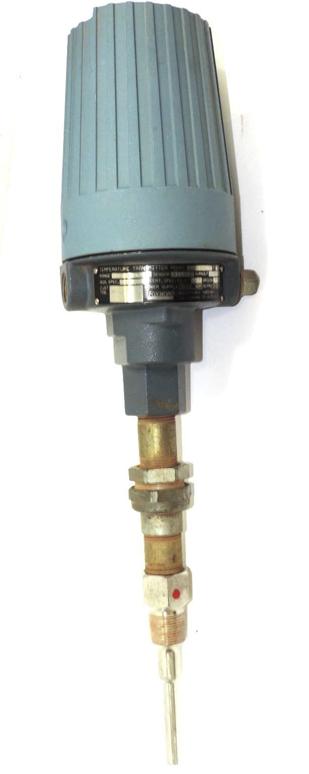 Used FOXBORO E93-BJ31UL ST. C TEMPERATURE TRANSMITTER 0-300, TYPE J SENSOR, E93BJ31UL