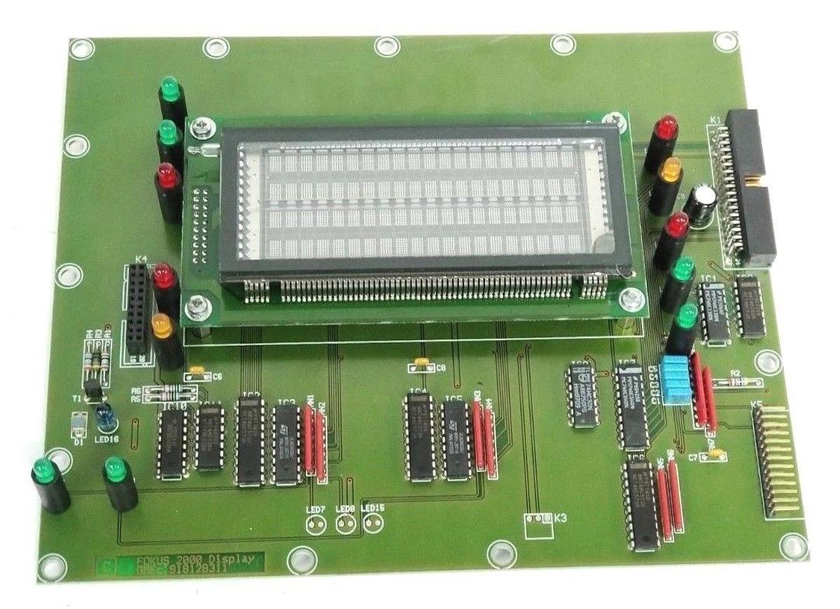 Used ATLAS COPCO 81N812A02 DISPLAY BOARD REV. 2, W/ 81N810AB01 CONTROL BOARD REV. 3