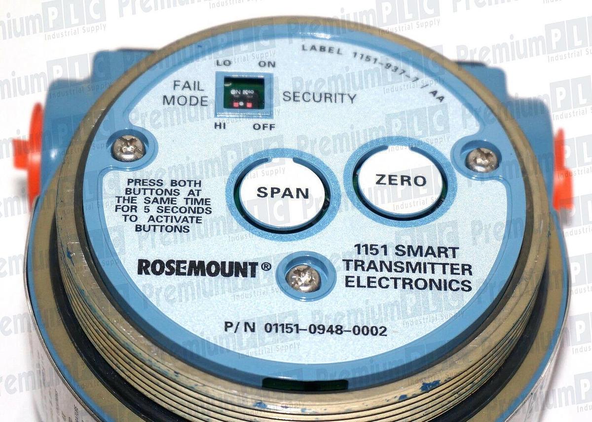 Rosemount 1151 Pressure Transmitter 1151GP4S22S1L4D6 w/ 01151-0948-0002 NSNP