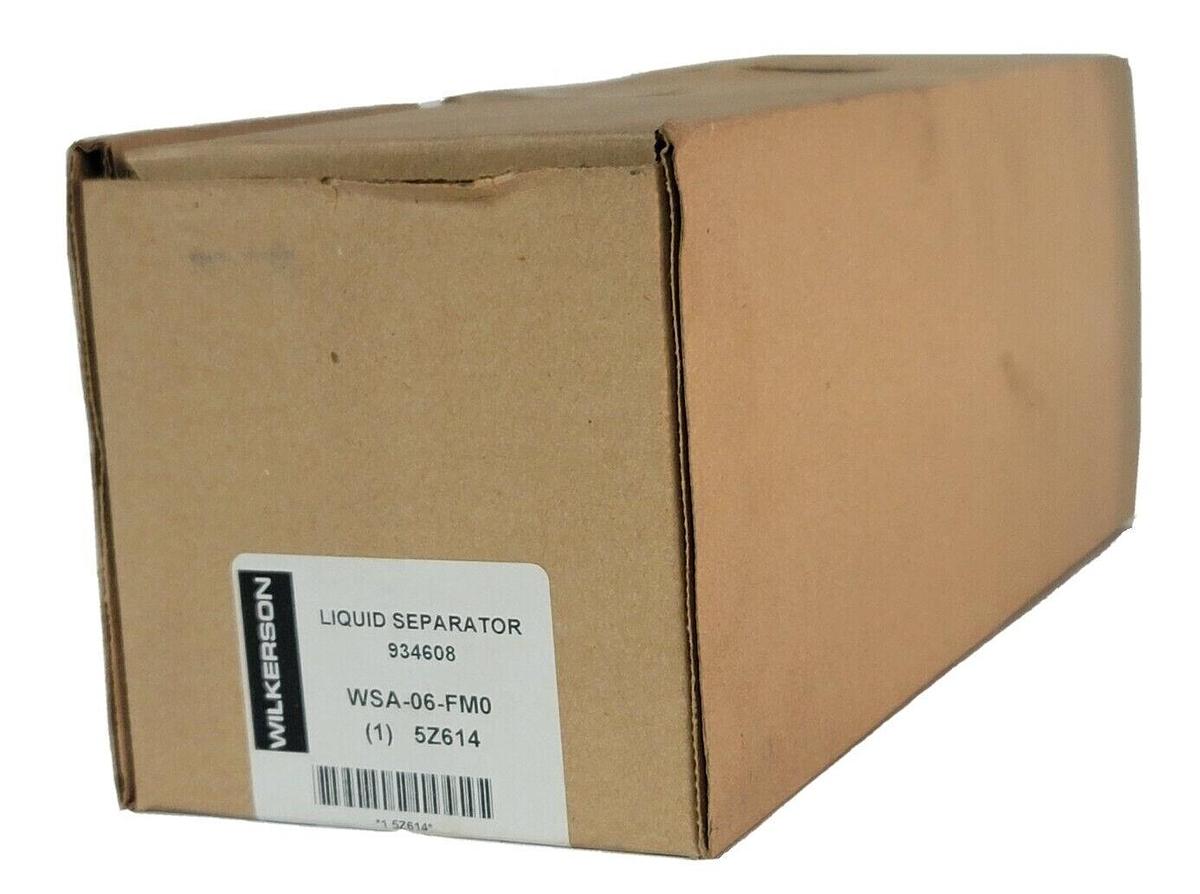 Used NIB WILKERSON WSA-06-FM0 LIQUID SEPARATOR WSA06FM0