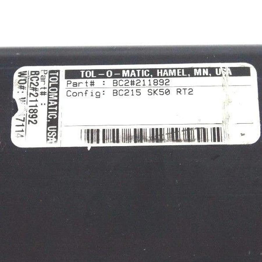 TOL-O-MATIC BC2#211892 PNEUMATIC ACTUATOR BC2#491066 CONFIG: BC215 SK10 TT2 SH2