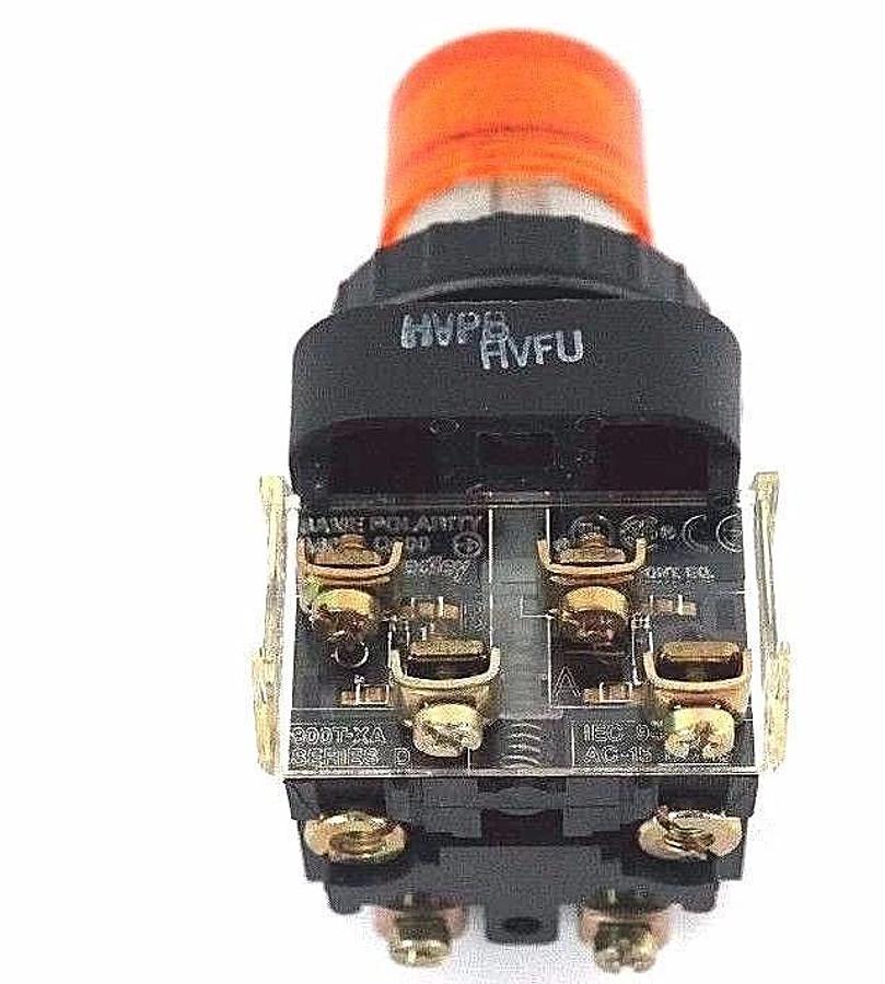 Used ALLEN BRADLEY 800H-PRAH16G PUSHBUTTON 800HPRAH16G SER. F, 800H-PRAH16A