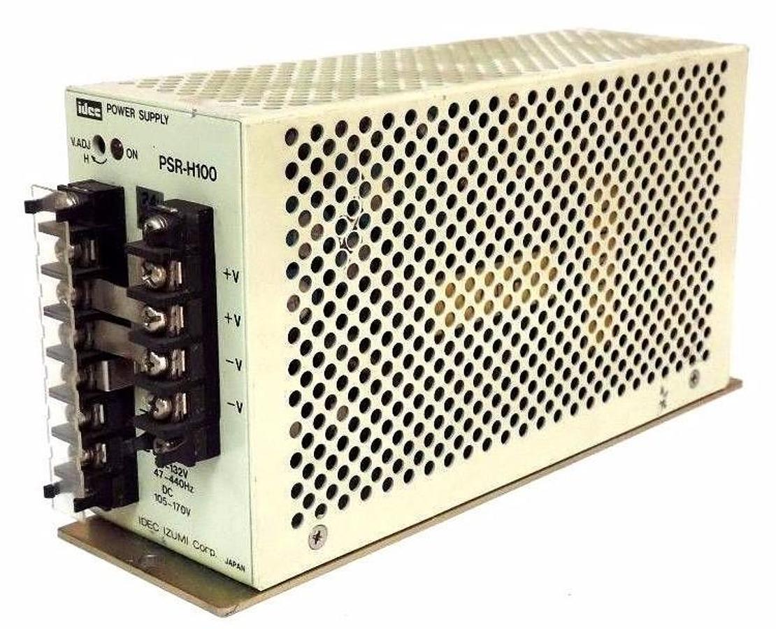 Used IDEC MODEL PSR-H100 POWER SUPPLY 85-132VAC 47-440HZ 105-170VDC