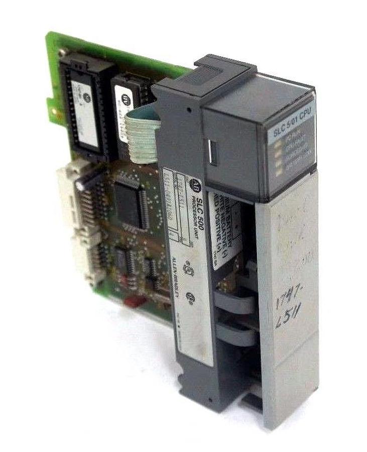 Used ALLEN BRADLEY 1747-L511 SER. B, FRN. 4 PROCESSOR UNIT W/ 1747-M1 & 40845-939-06