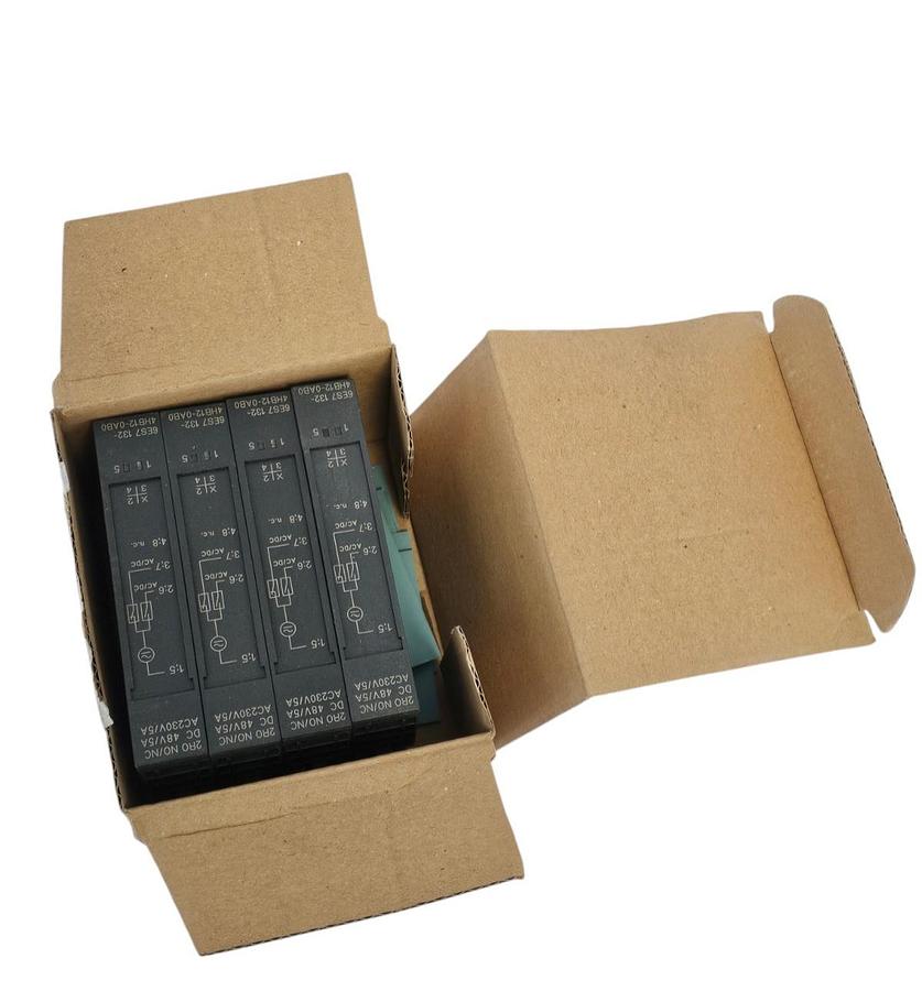 Used NEW SIEMENS 6ES7132-4HB12-0AB0 RELAY OUTPUT MODULES 6ES71324HB120AB0 (4/PACK)