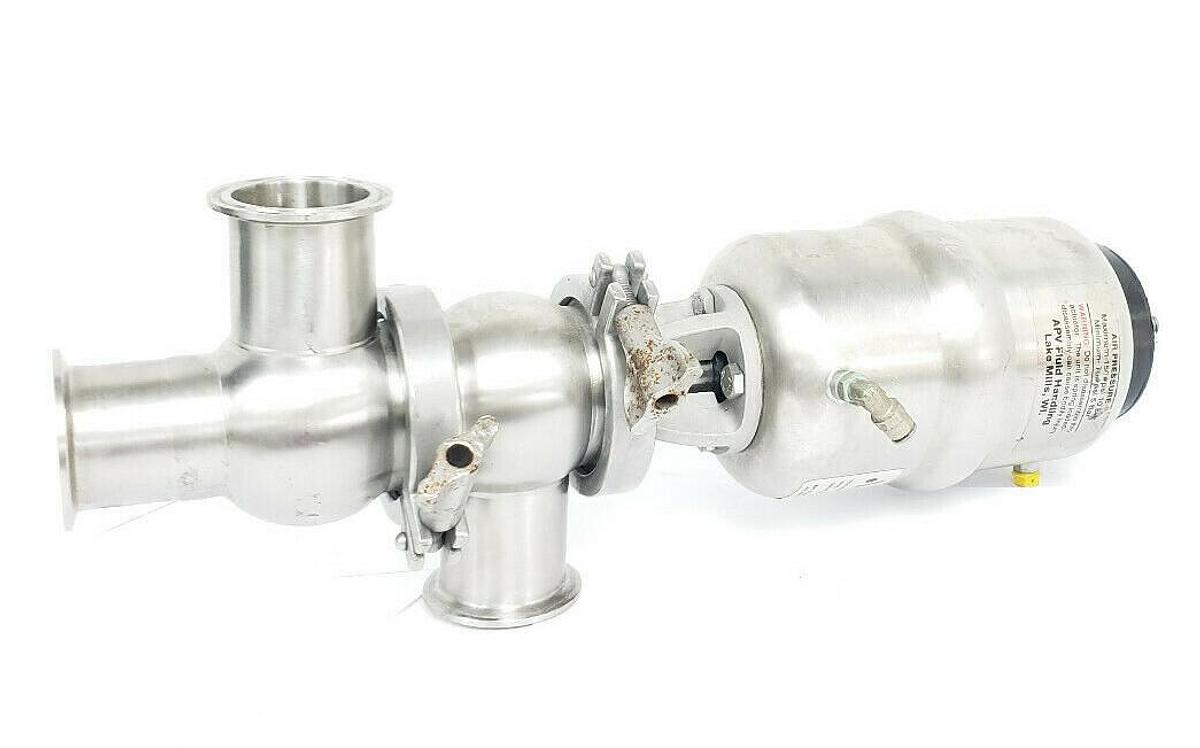 Used APV SW43T20B1E3TTT SINGLE SEAT VALVE, 70-150PSI, 5-10BAR, SERIES SW4