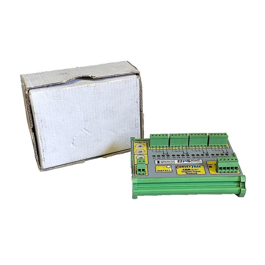 Used INSIGHT AUTOMATION CONVEYTRAX DI16 CANopen DIGITAL INPUT MODULE 0x36314944