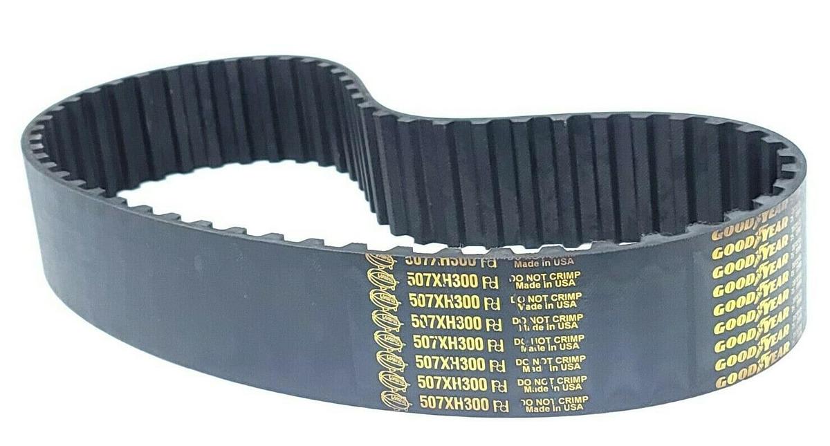 Used NEW GOODYEAR 507XH300 POSITIVE DRIVE TIMING BELT 3'' WIDTH 58 TEETH