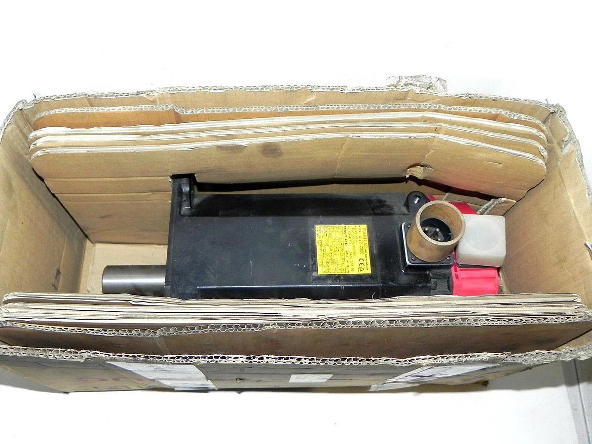 Used FANUC A06B-0147-B075#7008 SERVO MOTOR AC A22/2000 A64 PULSE A06B0147B075