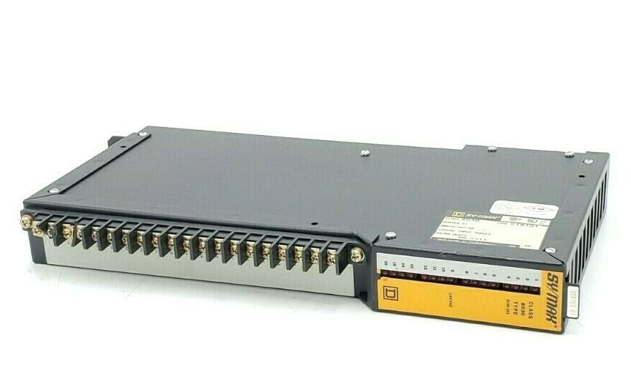 Used SQUARE D SY/MAX 8030-RIM-101 INPUT MODULE 8030RIM101, SER. C1, 30619-507-50