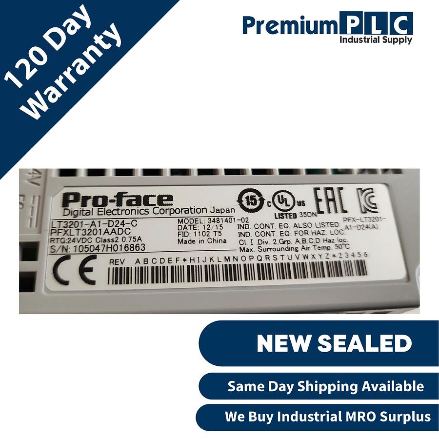 Pro-Face  LT3201-A1-D24-C | PFXLT3201AADC 3.8" HMI Touch Panel 24V LT-3201A NSFS