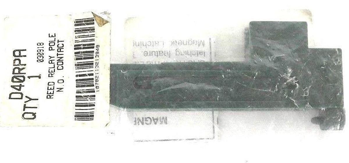 Used NEW CUTLER-HAMMER D40RPA REED RELAY POLE N.O. CONTACT