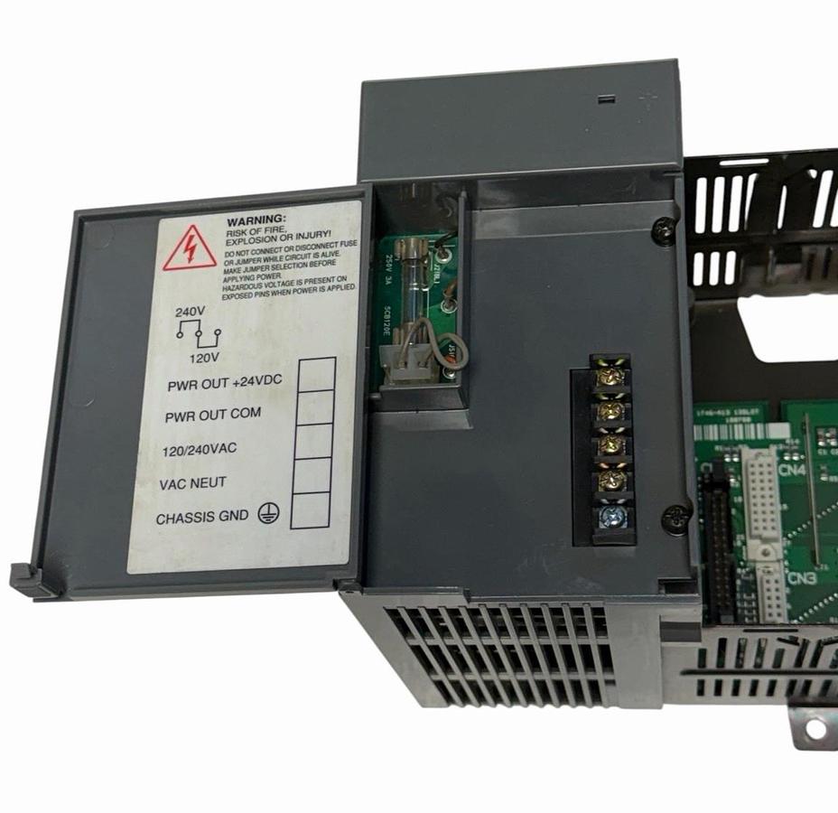 Used ALLEN BRADLEY 1746-A13 /A 13-SLOT RACK W/ 1746-P2 /C POWER SUPPLY