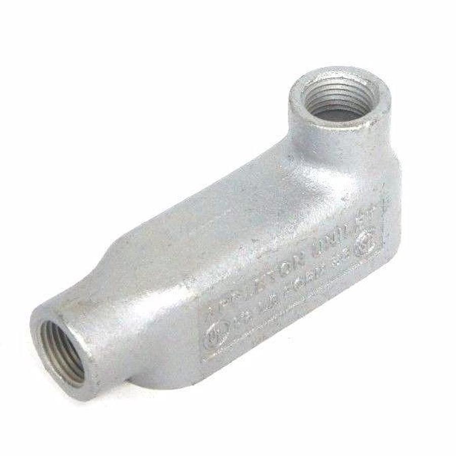 Used LOT OF 5 NEW APPLETON UNILET 1/2" LB FORM 35 ELBOW ENCLOSURES 4.5 CU IN