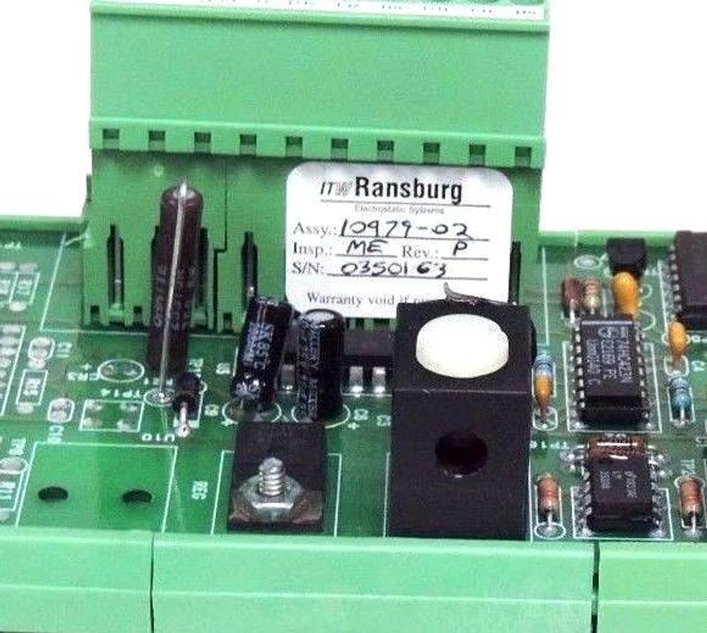 NEW ITW RANSBURG 10979 TRANSCEIVER BOARD 10979-02 W/ UMK-SE 11,25 BASE