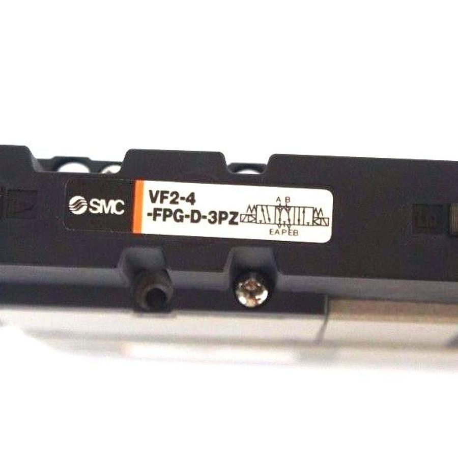 Used NEW SMC VF2-4-FPG-D-3PZ SOLENOID VALVE WITH VVFS2000-22A CHECK SPACER