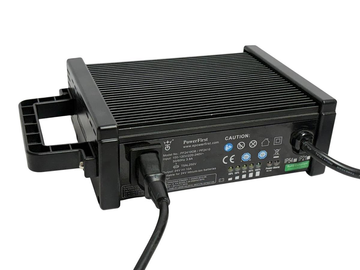 Used PowerFirst PF2410 PF2410OB 24V 10A Lithium-Ion Battery Charger Anderson SBS 75X