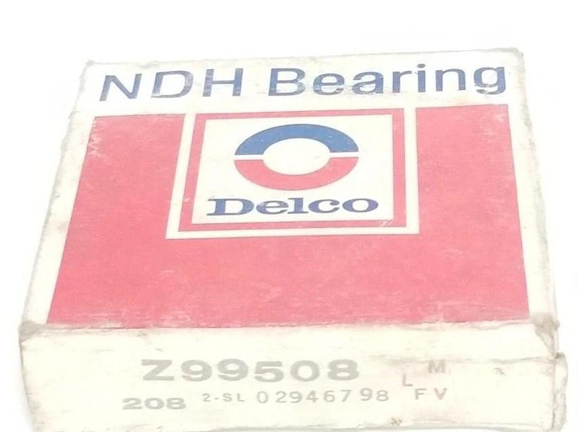 Used NIB NDH DELCO Z99508 BALL BEARING, 40 X 80 X 18 MM