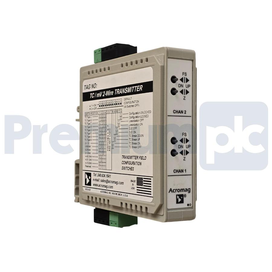 Used ACROMAG 656T-0600 600T DUAL TC/mV INPUT, TWO-WIRE TRANSMITTER 656T0600 NSMP