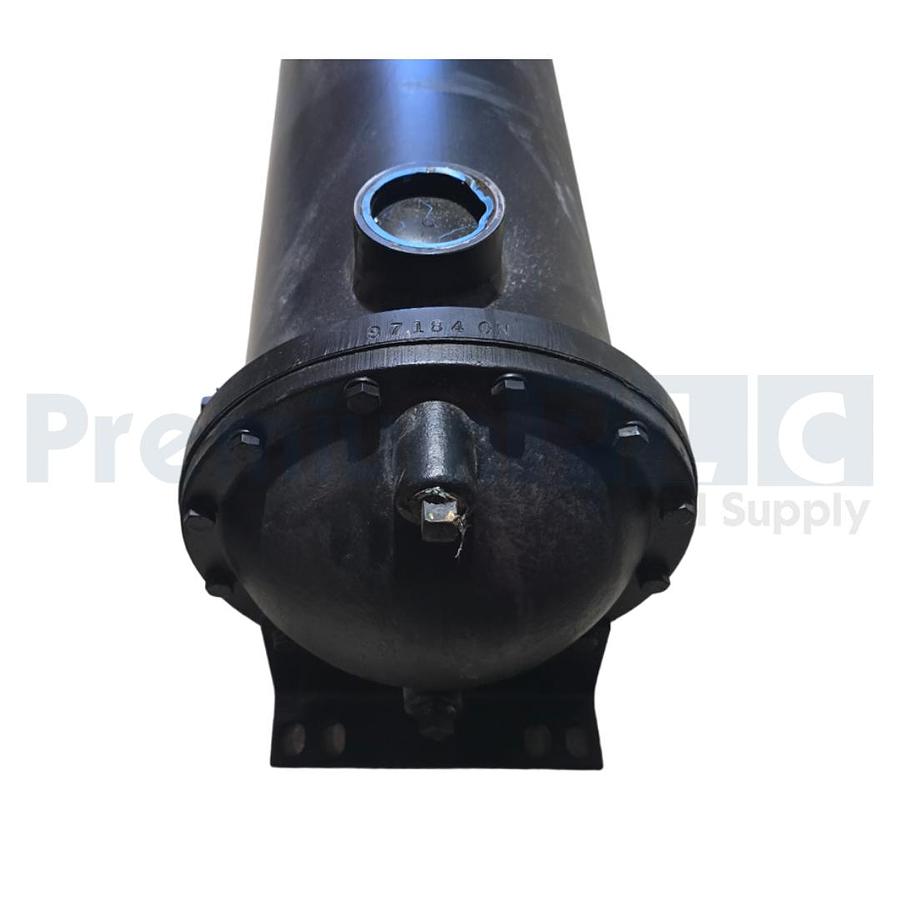 Used ATLAS COPCO TTP SLE-1748-87184 HEAT EXCHANGER SHELL/300PSI TUBES/150PSI 300F 48"