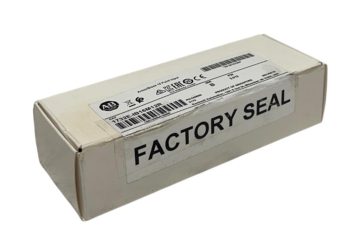Used ALLEN BRADLEY 1732E-IB16M12R /B ArmorBlock 16-PT INPUT MODULE EtherNet/IP NSMP