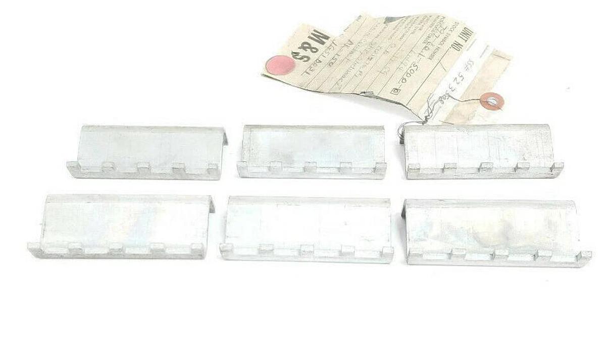 LOT OF 6 GE GENERAL ELECTRIC 9921576P1 STATIONARY MAIN CONTACT STOPS, FOR AK-150