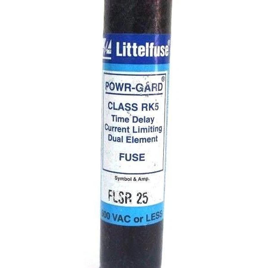 Used LOT OF 3 LITTELFUSE FLSR-25 CLASS RK5 TIME DELAY CURRENT LIMITING FUSES FLSR25