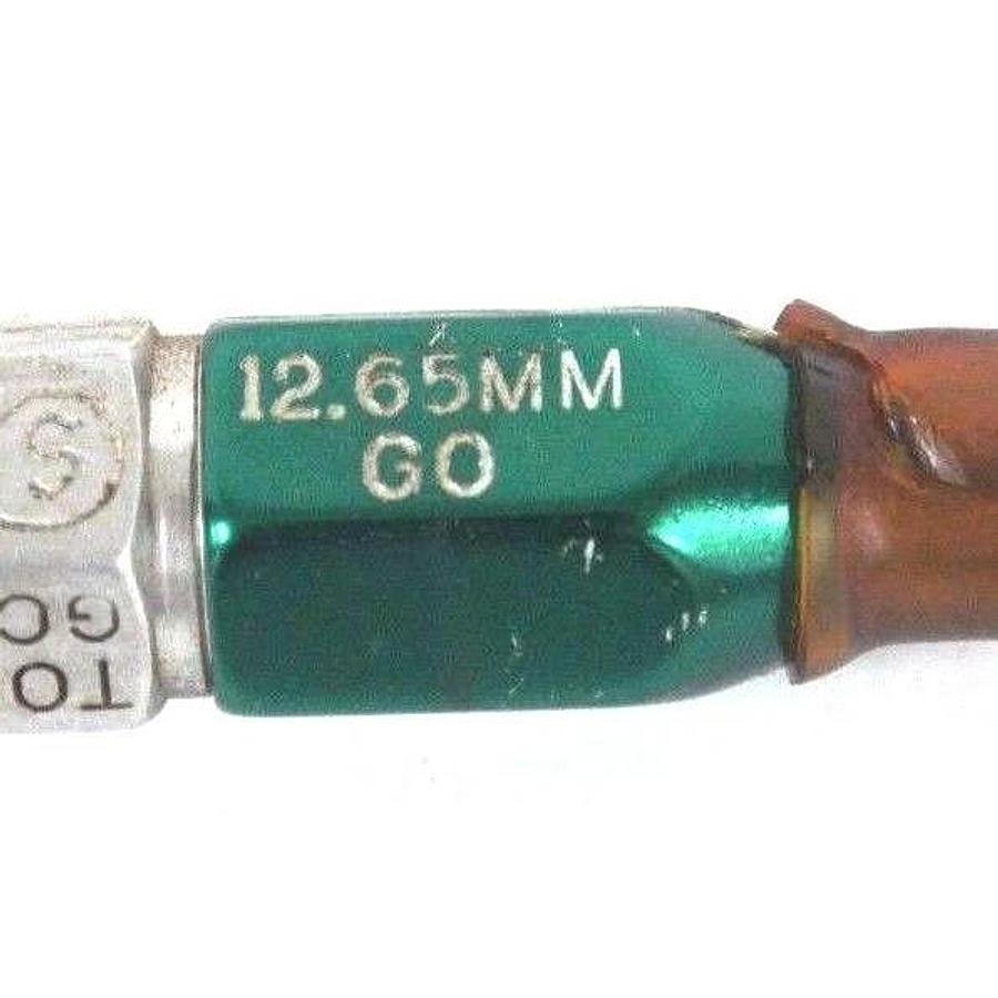 Used CARR LANE 25029522 PLUG GAGE GO 12.65MM NO GO 12.75MM