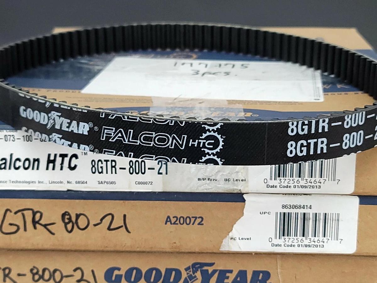 Used LOT OF 4 NEW GOODYEAR 8GTR-800-21 FALCON HTC BELTS 20250461