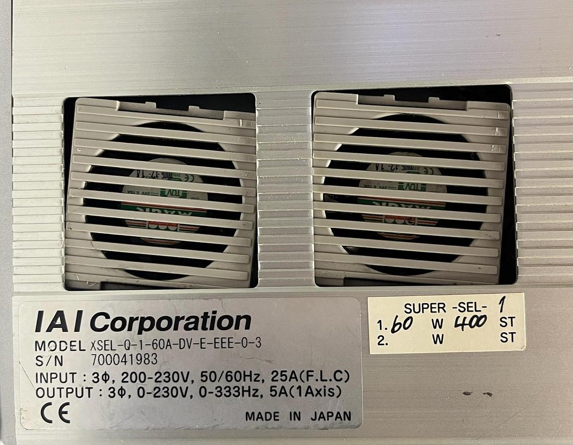 Used IAI XSEL-Q-1-60A-DV-E-EEE-0-3 | X-SEL Single-Axis Controller DeviceNet USPI